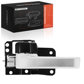 A-Premium Front Right Passenger Side Interior Door Handle Compatible with Toyota FJ Cruiser 2007-2014, Painted Silver, Replace# 69205-35020-B0