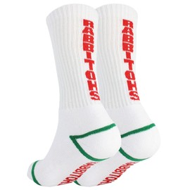 NRL | South Sydney Rabbitohs | Supporter Crew Sport Socks | Reinforced Heel and Toe | National Rugby League | 2 Pair | Men's Size 7-11 2pr