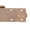 Solid Cast Brass Latch, Antique Brass Door Slide Bolt Lock