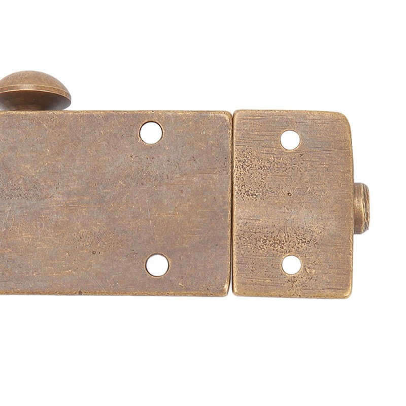 Solid Cast Brass Latch, Antique Brass Door Slide Bolt Lock