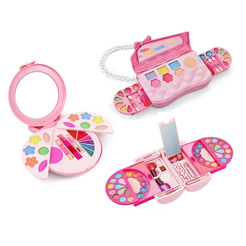 Little Girls Cosmetics Toy High Simulation Safe Kids Makeup Set