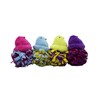 Peeps Chick Fleece Ball Toy for Dogs, 4 count, Blue/Purple/Pink
