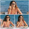 SOJOS Retro Rectangular Polarized Sunglasses Womens Mens, 80s 90s Small