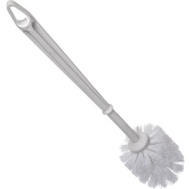 Sparta Flo-Pac Toilet Bowl Brush for Commercial Restrooms, Heavy Duty Toilet Brush with Plastic Handle for Bathrooms, 11 Inches, White