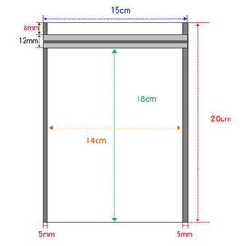 ESD Bags, Pack of 100 Anti-Static Bags, 15 x 20 cm, Shielding Bags, ESD Bags, Ziplock, Resealable Packaging for Computer Accessories and Electronic Devices