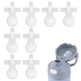 8pcs Replacement Stopper Compatible with Thermos Funtainer, Bottle Lid Seal Plug Replacement Parts Accessories for THERMOS FUNTAINER 16 Ounce Stainless Steel Vacuum Insulated Bottle