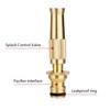 RecDec 2 Pack High Pressure Hose Nozzle Brass Adjustable Twist
