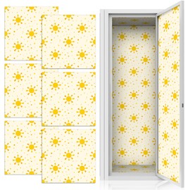 Denylo pro Denylo pro 6 Pcs Locker Magnetic Wallpaper Locker Sun Wall Magnetic Sticker for Back to School Locker Accessories Classroom Office Supplies