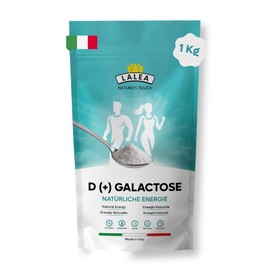 lalea D(+) Galactose - Galactose Pulver (1Kg) - wichtige Energiequelle - Galaktose der Zucker fr's Gehirn - Einfachzucker fr das Gehirn - ohne unerwnschte Zus?tze, glutenfrei