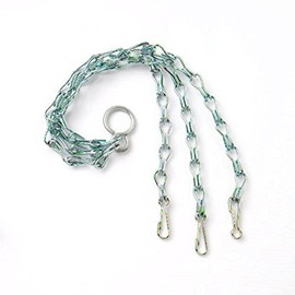 Merriway BH05660 3 Leg Chain With Clips And Hanging Ring For Hanging Baskets, BZP 400 mm (16 Inch)