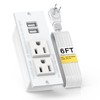 Recessed Outlet Desk Outlets with USB Ports Recessed Power Strip