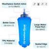 Azarxis TPU Foldable Soft Flask, BPA-Free Hydration Bottles, Water Bottle,