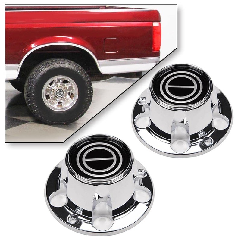 PIT66 Wheel Center Caps Compatible with 1980-1996 Ford F150 4Pcs