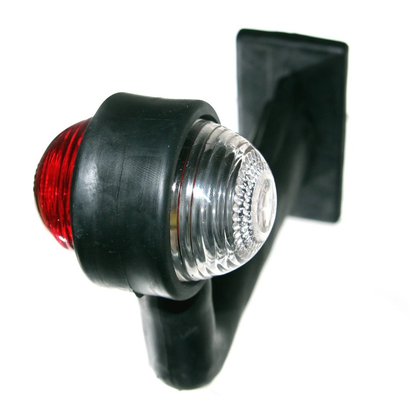 Old-Harvest 2x 90° Angle Trailer Light Marking Red/White New Trailer