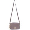 Catwalk Collection Handbags - Ladies Small Leather Cross Body Bag