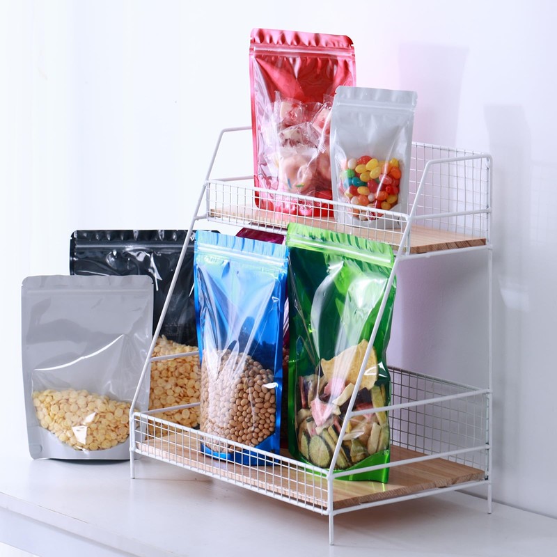 150-pack 7" x 10" Large Stand Up Mylar Bags with