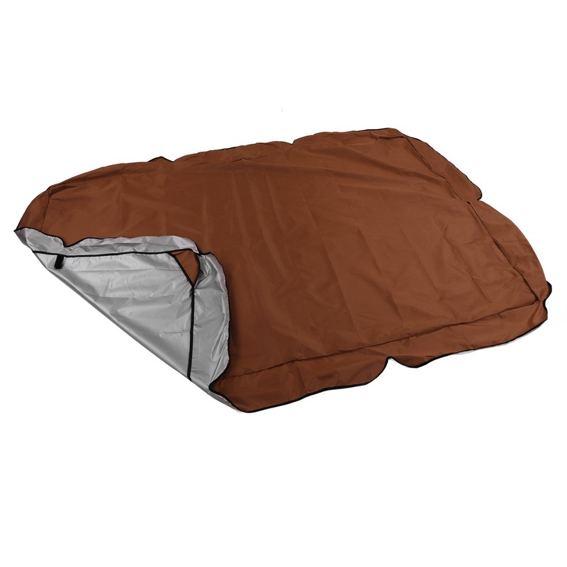 Outdoor Swing Canopy Silver Coated Oxford Cloth Waterproof Swing Chair