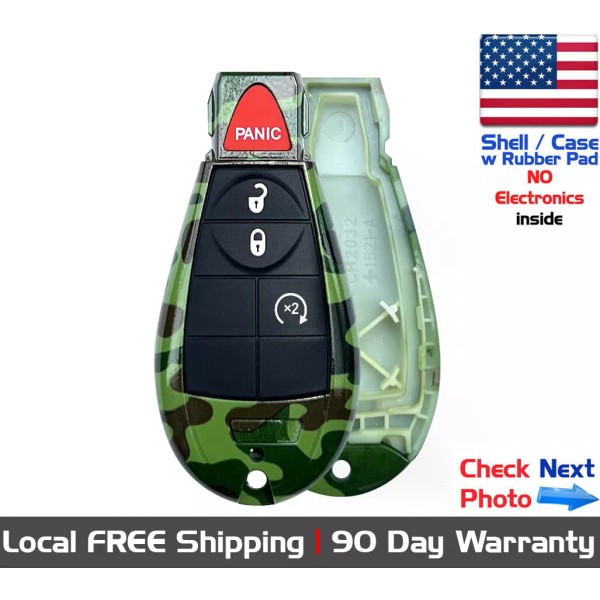 KeylessCanada 1x New Replacement Keyless Remote Keyfob SHELL / CASE