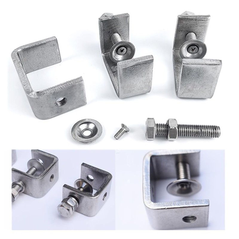 Wanfoou 2 PCS Stainless Steel C Clamp Tiger Clamp Woodworking