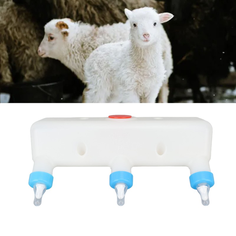 3 Head Small Animal Milk Feeder Piglet Baby Lamp Goat