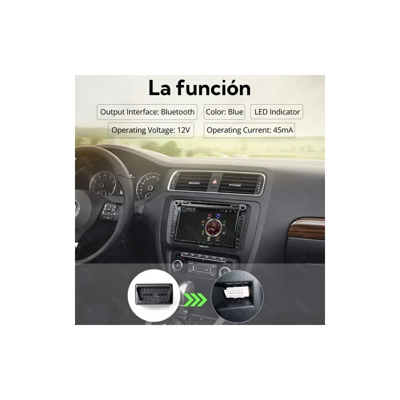 Escaner Automotriz Hh Obd2 Elm327 V1.5 Bluetooth 5.1