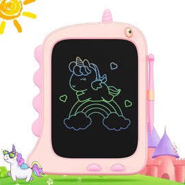 ORSEN Girls Toys for 3 4 5 6 7 8 Year Old Girls Boys, LCD Writng Tablet Unicorn Doodle Board, Unicorn Gifts for Girls 8.5inch Drawing Pad for Kids, Birthday Unicorn Toys Gifts for Girls (Pink)