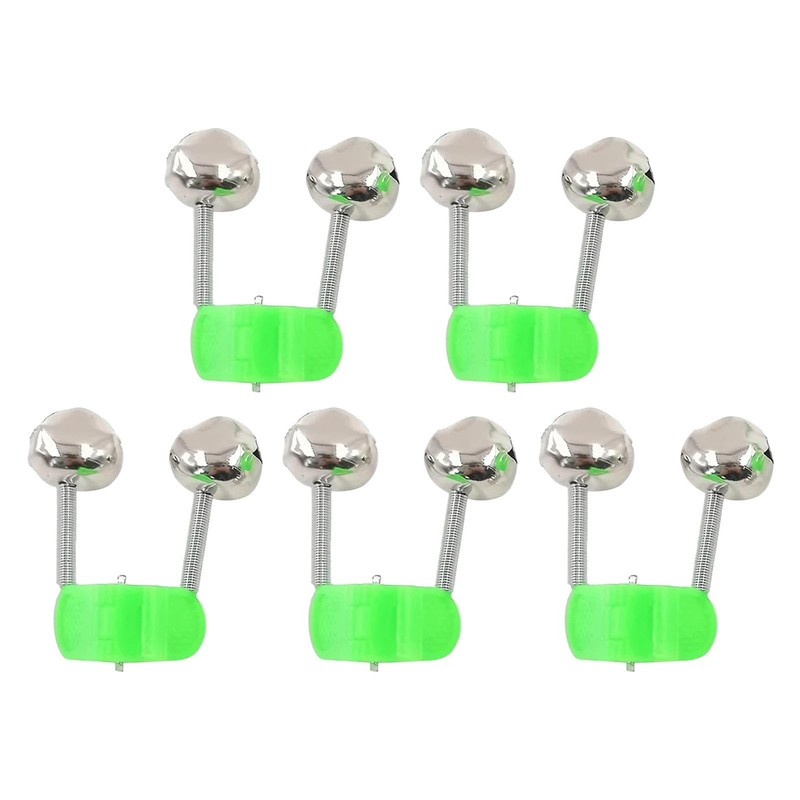 Fishing Pole Bells Clamp, Fish Bite Alarm 5 Fishing Pole