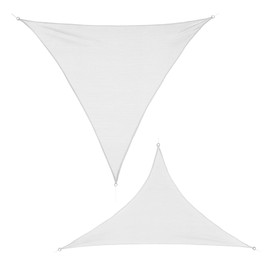 BB Sport Awning 3 m x 3 m x 3 m Coconut Triangle Sun Protection Wind Protection UV Protection Garden Patio Balcony