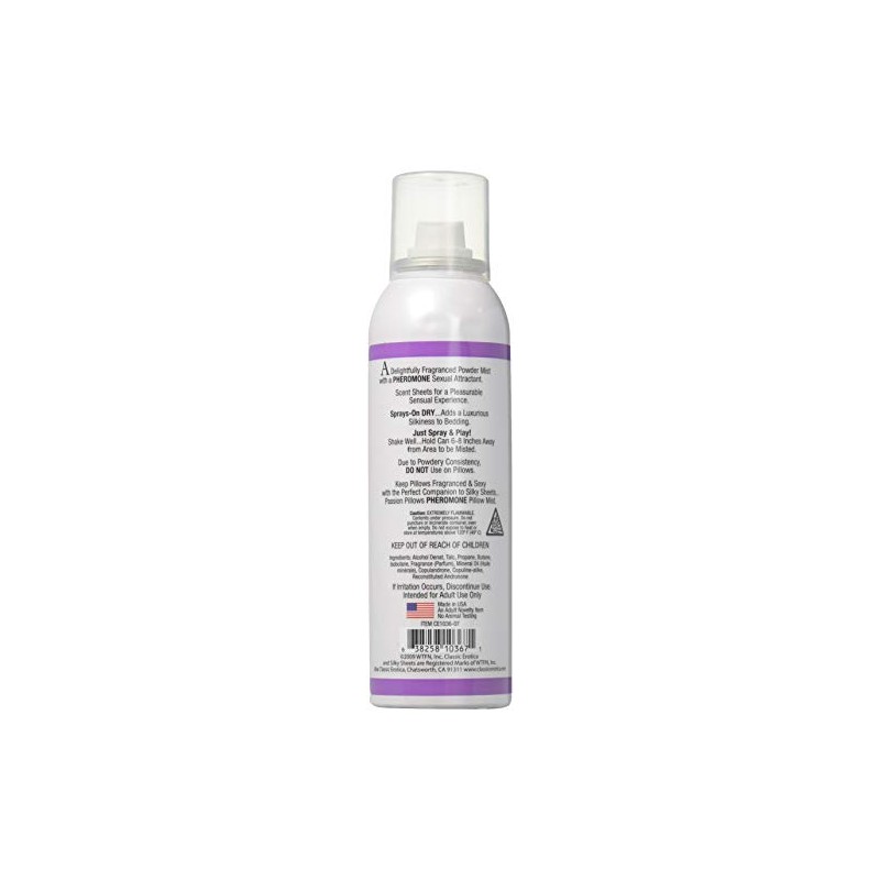 Silky Sheets Spray Lavender 4 oz.