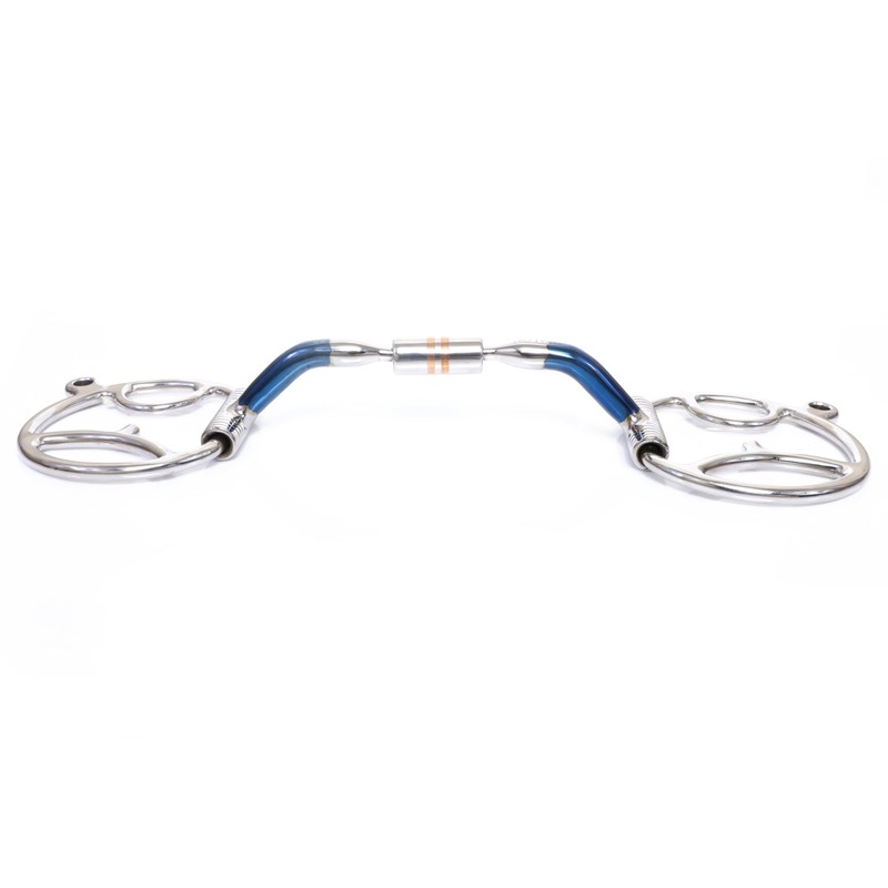 Cavalon Western D-Ring w/Hooks Sweet Iron Barrel Snaffle Bit (5")