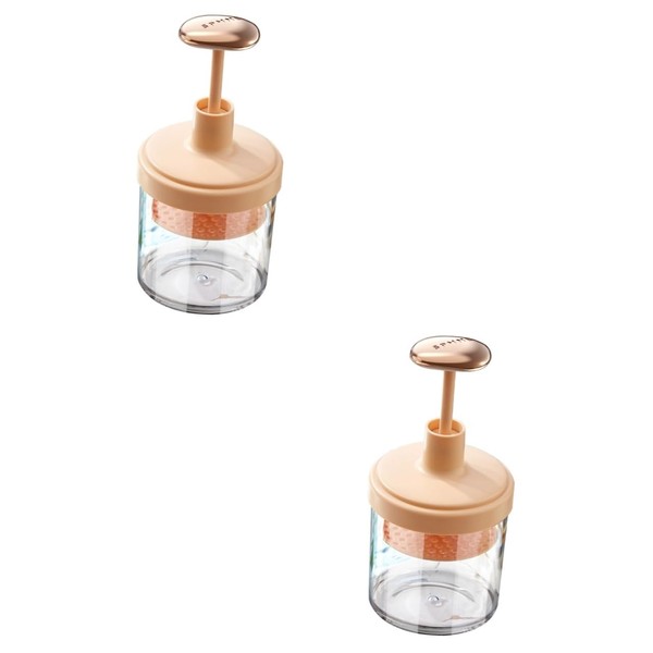 Housoutil 2pcs Convenient Face Wash Foaming Tool Portable Bubbler Bottle