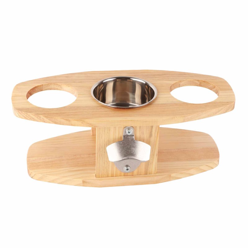 Outdoor Wine Table Portable Wine Picnic Table Wooden Wine Holder