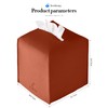 Tissue Box Cover, Jeethemy Square PU Leather Tissue Box Holder,