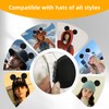 Magnetic Mouse Ears for Hats, Removable Magnet Minni Ear for