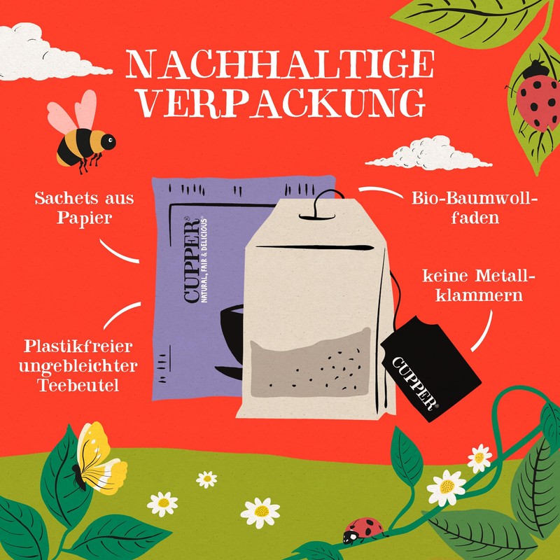 Cupper Organic Black Tea English Breakfast | 50 Tea Bags