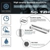 1/4" x 4" Hex Head Lag Screws Bolts 20Pcs 304