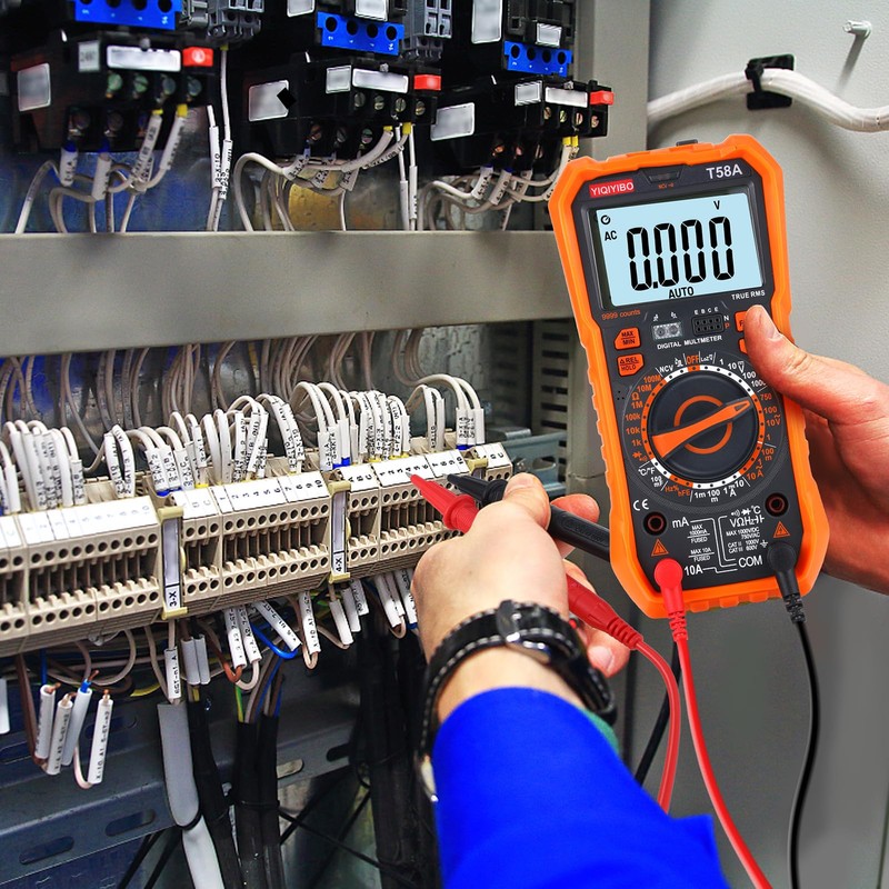 Professional Digital Multimeter YIQIYIBO Multimeter TRMS 9999 Accounts Manual Range