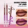 SHCOETY Double Ended Lip Liner Set, 6 Pencils 12 Shades,