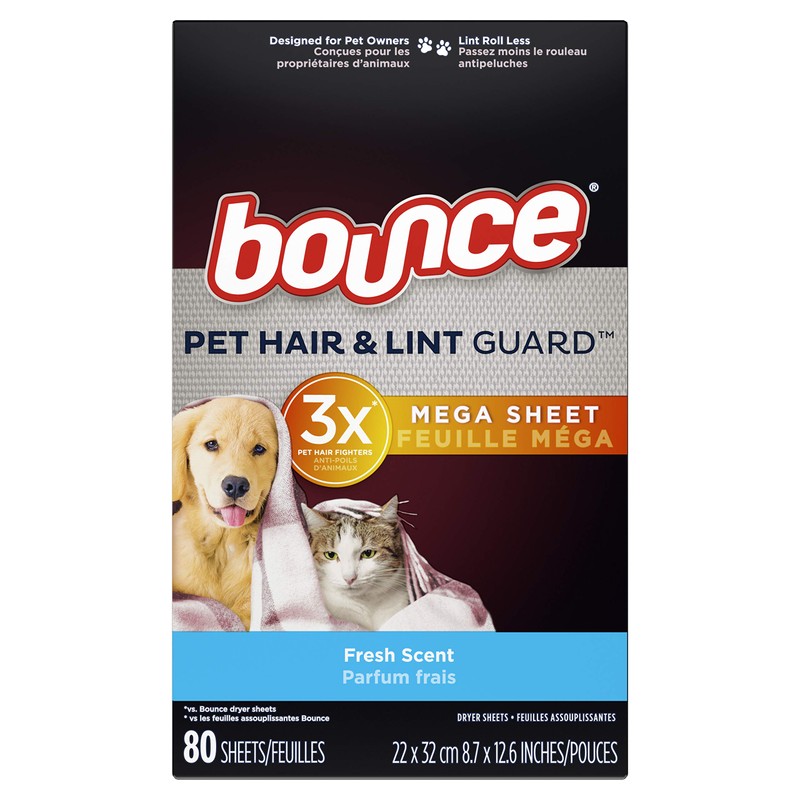 Bounce Sheets Pets 80 Per Box Fresh 2x Size 3x