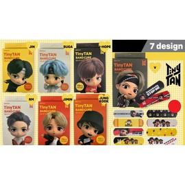 パルマート 9295 BTSばんそうこう全7種セットTinyTAN オレンジ 72×19mm