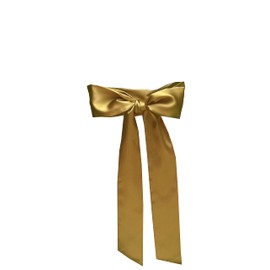 LORDRIE Wedding Satin Sash Bridal Belts For Special Occasion Dresses (Gold)