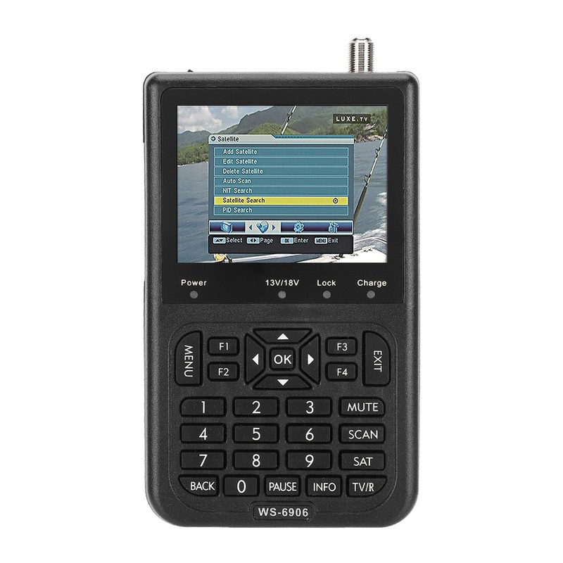 SatLink WS‑6906 Digital Satellite Antenna Search Device Signal Finder 3.5