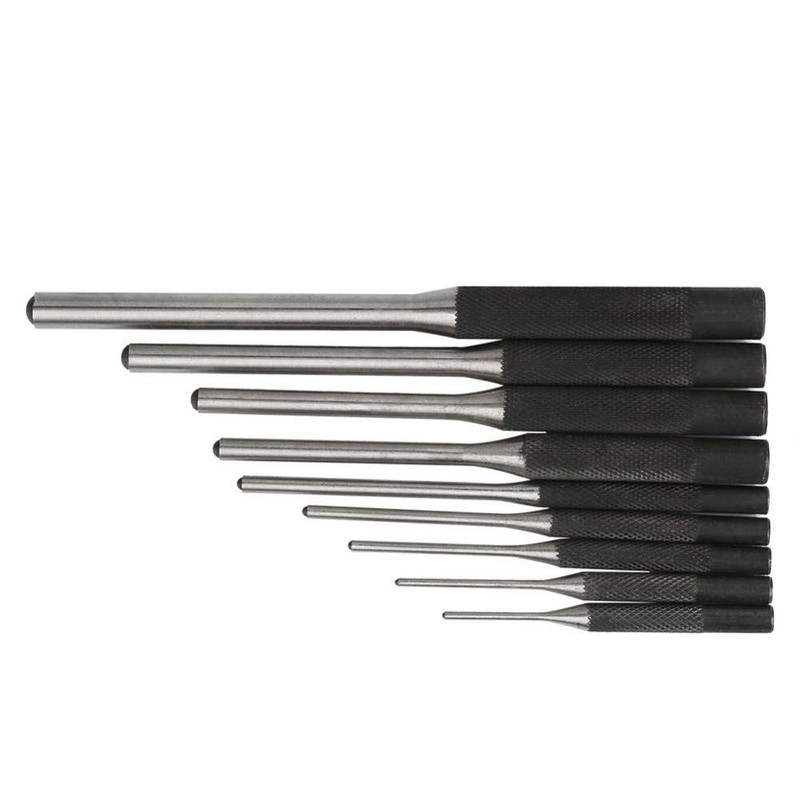Steel Centre Punch, 9 Pcs Roll Pin Punch Set, Mechanics