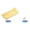 sourcing map 5Pcs Flush Pull Handle, 3 Inch Hidden Recessed