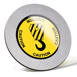 HILITING HD Logo Lens for LED Logo Projector GOBO Lens GOBO Glass Films - Caution Overhead Crane Sign