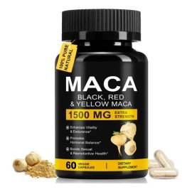 Daiasns Cápsulas Orgánicas Maca 1500 Mg 60 Veganas