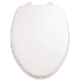 American Standard 5311012.020 Laurel Elongated Wood Toilet Seat with Cover, White