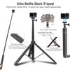 53" Osmo Action 6 Camera Selfie Stick Tripod, Magnetic Quick