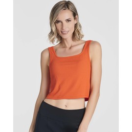 5 Pack Womens Square Neck Cute Crop Tank Top for Women Crop Tops Trendy Ladies Tops Tees Athletic Yoga Summer Running Basic White Woman Cropped Exercise Woman Sleeveless White Tanks - Set 4, M