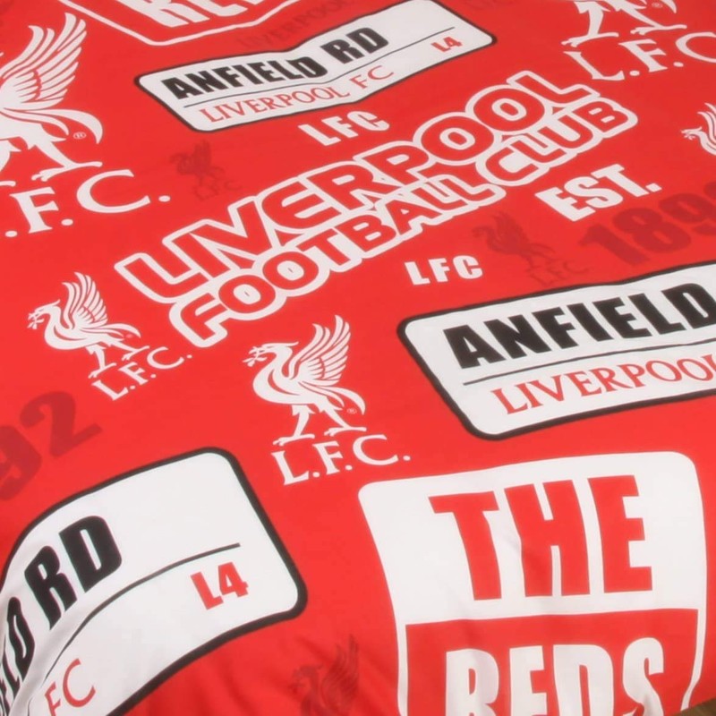 Liverpool Patch Single Duvet Cover (Duvet 135cm x 200cm) (1